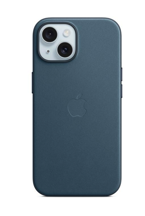 Apple iPhone 15 FineWoven Case with MagSafe - Pacific Blue