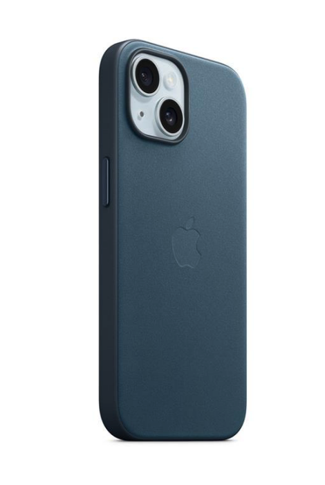 Apple iPhone 15 FineWoven Case with MagSafe - Pacific Blue