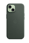 Apple iPhone 15 FineWoven Case with MagSafe - Evergreen