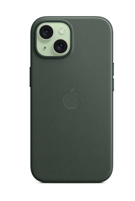 Apple iPhone 15 FineWoven Case with MagSafe - Evergreen