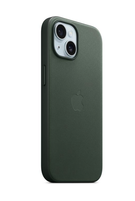 Apple iPhone 15 FineWoven Case with MagSafe - Evergreen