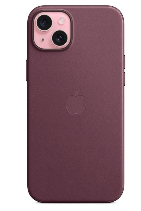 Apple iPhone 15 Plus FineWoven Case with MagSafe - Mulberry