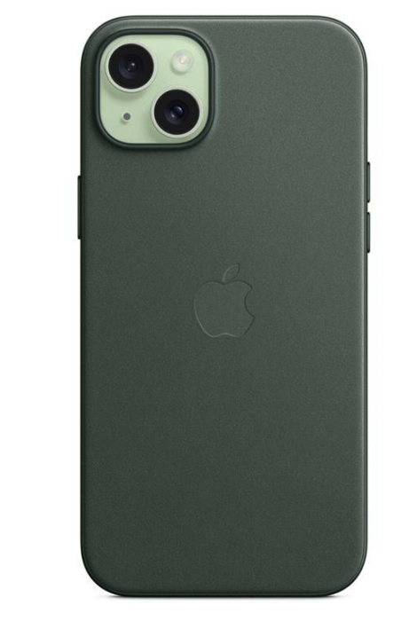 Apple iPhone 15 Plus FineWoven Case with MagSafe - Evergreen
