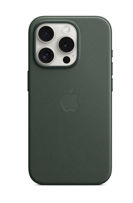 Apple iPhone 15 Pro FineWoven Case with MagSafe - Evergreen