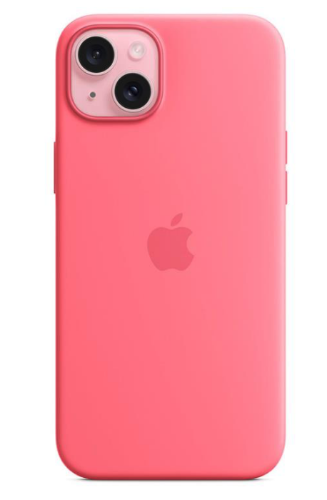 Apple iPhone 15 Plus Silicone Case with MagSafe - Pink