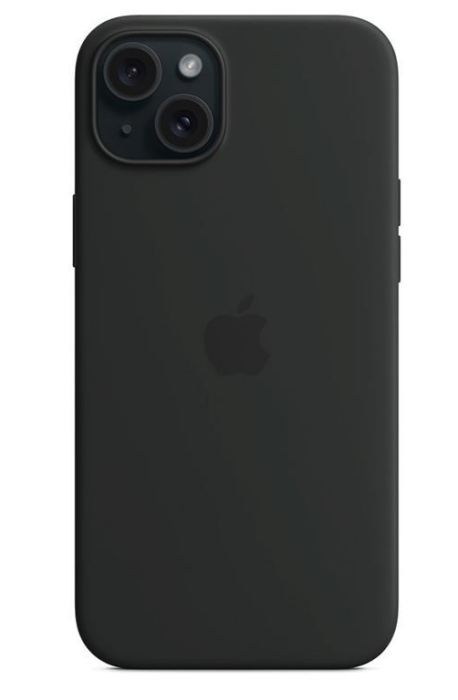 Apple iPhone 15 Silicone Case with MagSafe - Black