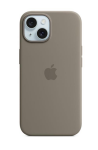 Apple iPhone 15 Silicone Case with MagSafe - Clay