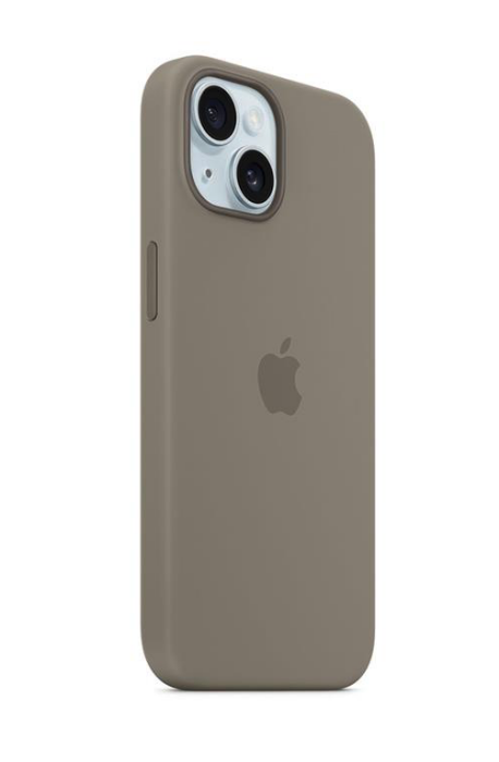 Apple iPhone 15 Silicone Case with MagSafe - Clay