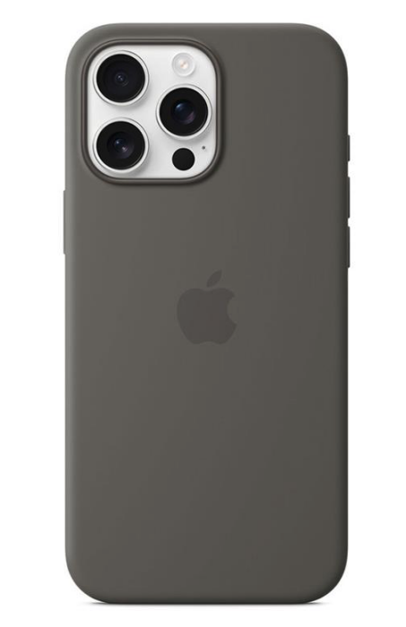 Apple iPhone 16 Pro Max Silicone Case with MagSafe - Stone Gray