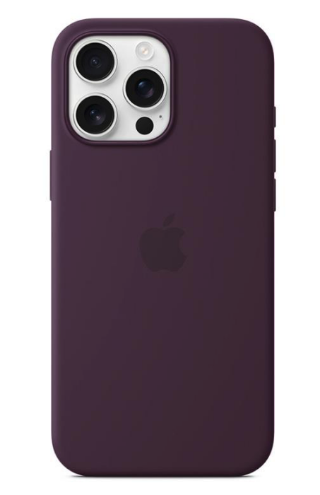 Apple iPhone 16 Pro Max Silicone Case with MagSafe - Plum