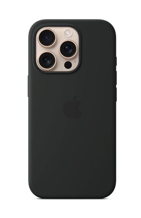 Apple iPhone 16 Pro Silicone Case with MagSafe - Black
