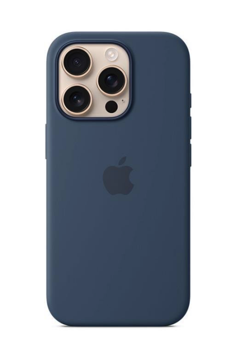 Apple iPhone 16 Pro Silicone Case with MagSafe - Denim