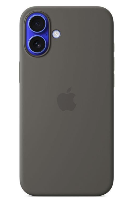 Apple iPhone 16 Plus Silicone Case with MagSafe - Stone Gray