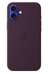 Apple iPhone 16 Plus Silicone Case with MagSafe - Plum