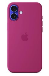 Apple iPhone 16 Plus Silicone Case with MagSafe - Fuchsia