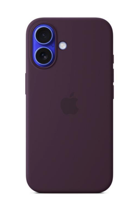 Apple iPhone 16 Silicone Case with MagSafe - Plum