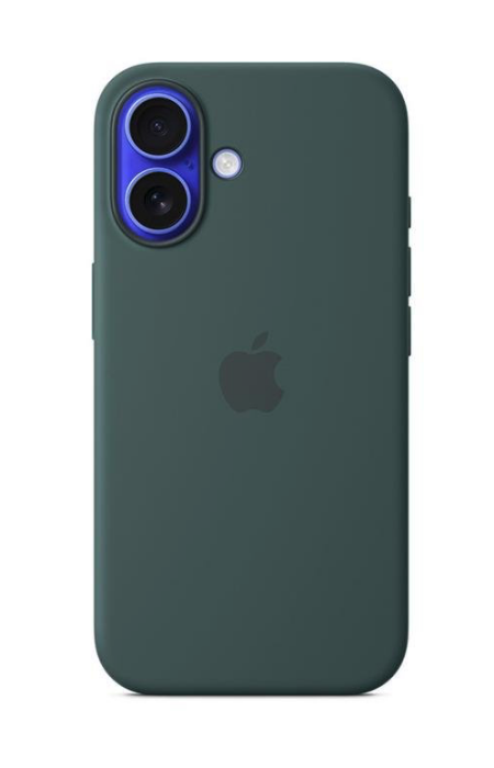 Apple iPhone 16 Silicone Case with MagSafe - Lake Green