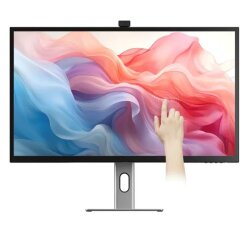 A-Logic Clarity Max Touch 32" UHD 4K Monitor s USB-C Power Delivery, Web kamerom i Touch Screen
