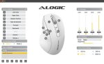 A-Logic Apex Bluetooth USB-C Rechargeable 7 Keys Programmable Mouse - Bijela