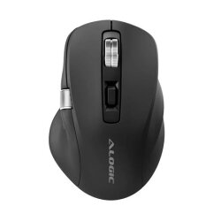A-Logic Apex Bluetooth USB-C Rechargeable 7 Keys Programmable Mouse - Crna