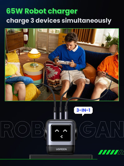 UGREEN Uno Punjač 65W Crna