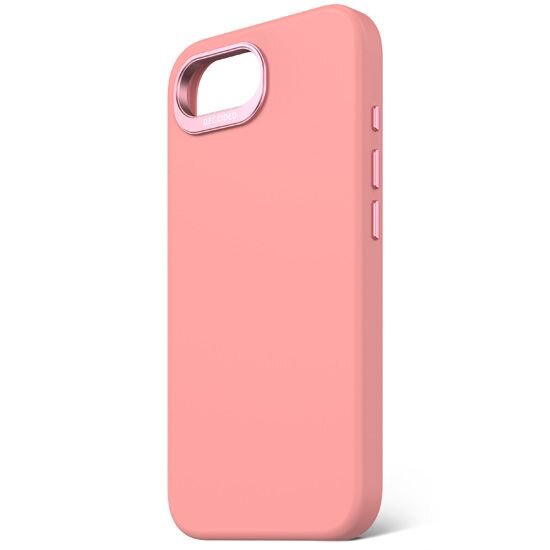 Decoded antimikrobna silikonska MagSafe maskica za iPhone 16E - Roza