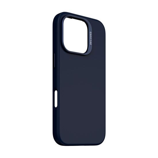 Decoded Antimicrobial Silicone MagSafe maskica za iPhone 16 Pro - Tamno Plava