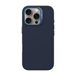 Decoded Antimicrobial Silicone MagSafe maskica za iPhone 16 Pro - Tamno Plava