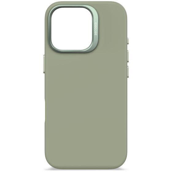Decoded Antimicrobial Silicone MagSafe maskica za iPhone 16 Pro - Zelena