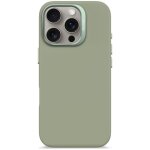 Decoded Antimicrobial Silicone MagSafe maskica za iPhone 16 Pro - Zelena