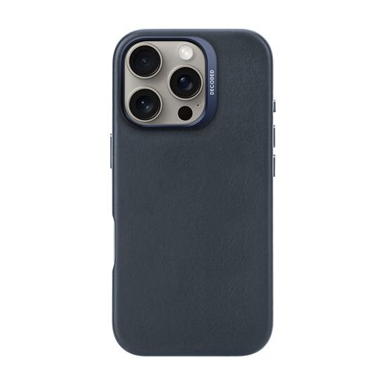 Decoded Leather Case za iPhone 16 Pro – Plava