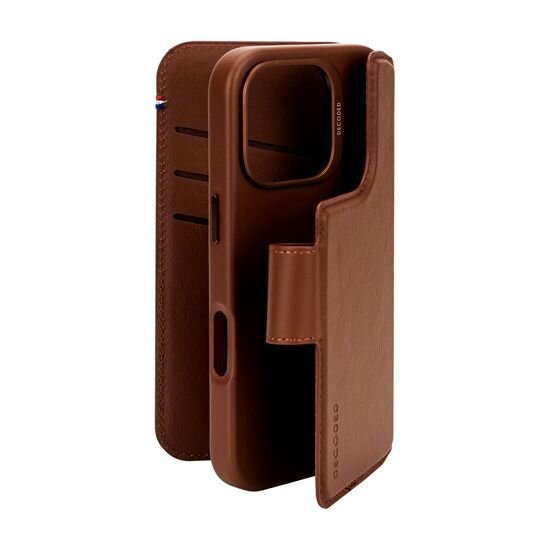 Decoded MagSafe Detachable Folio za iPhone 16 Pro – Smeđa