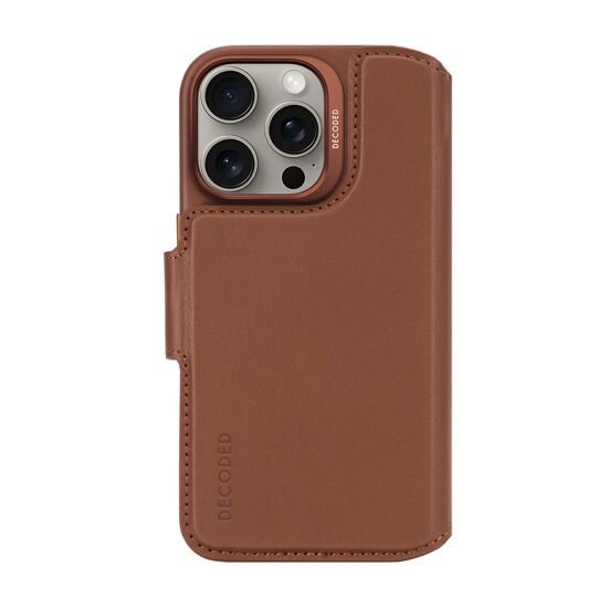 Decoded MagSafe Detachable Folio za iPhone 16 Pro – Smeđa