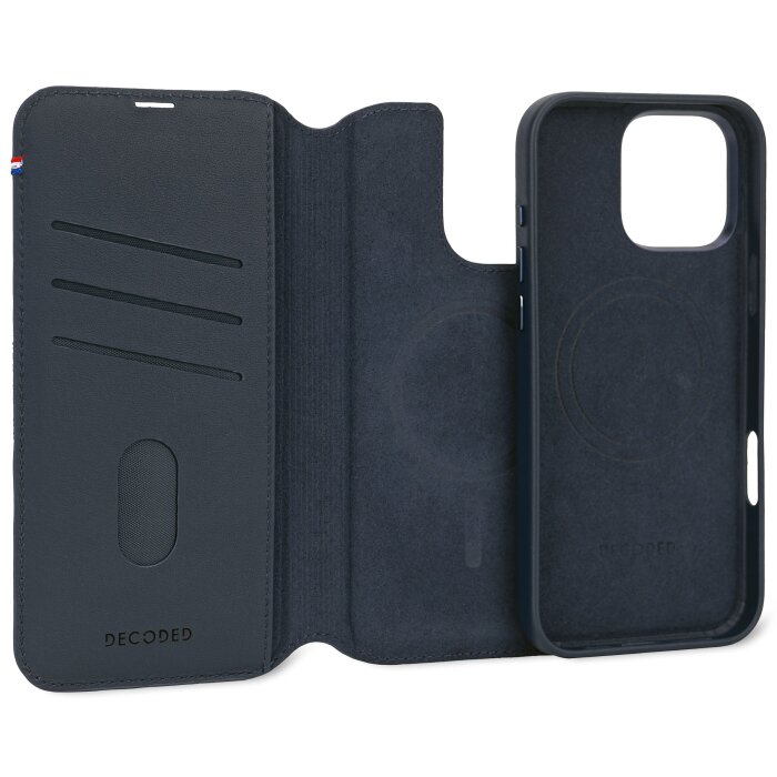 Decoded MagSafe Detachable Folio za iPhone 16 Pro Max - Plava