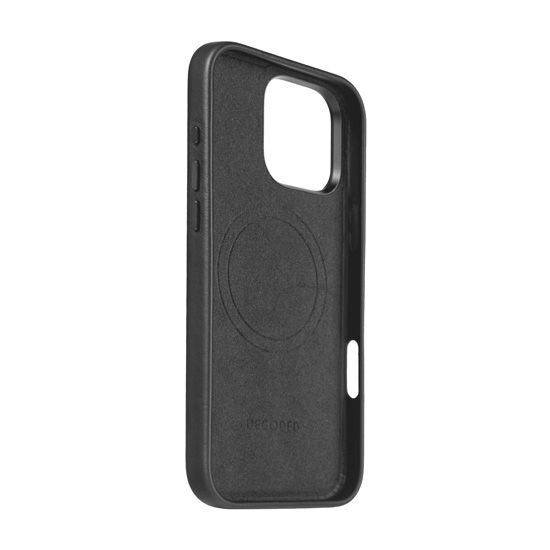 Decoded Leather Case za iPhone 16 Pro Max – Crna