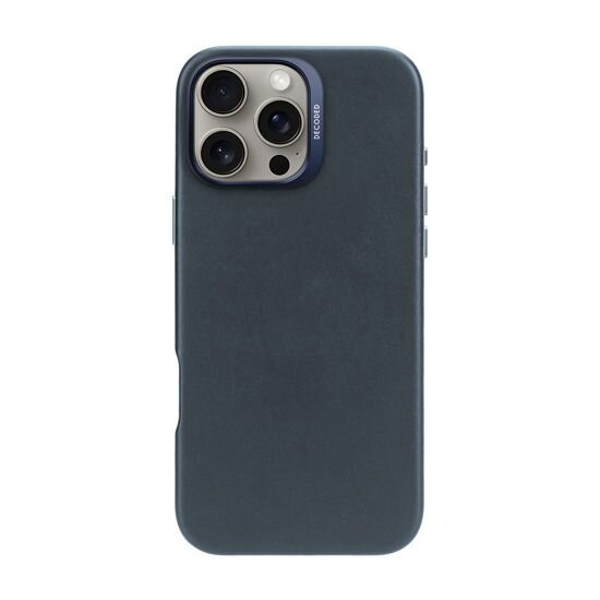 Decoded Leather Case za iPhone 16 Pro Max - Plava