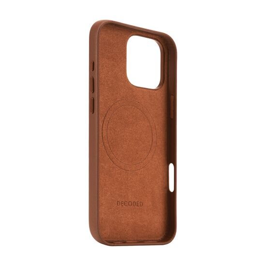 Decoded Leather Case za iPhone 16 Pro Max - Smeđa