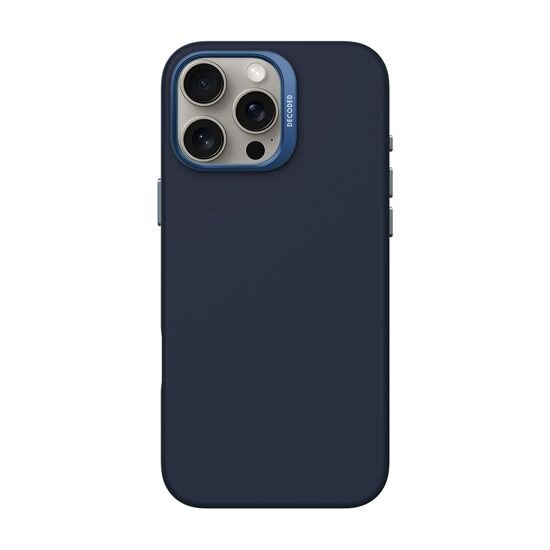 Decoded Antimicrobial Silicone MagSafe Case za iPhone 16 Pro Max – Plava