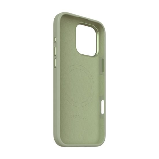 Decoded Antimicrobial Silicone MagSafe Case za iPhone 16 Pro Max - Zelena
