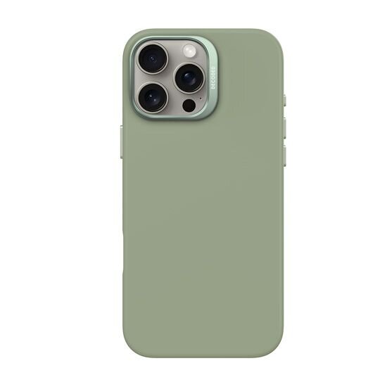 Decoded Antimicrobial Silicone MagSafe Case za iPhone 16 Pro Max - Zelena