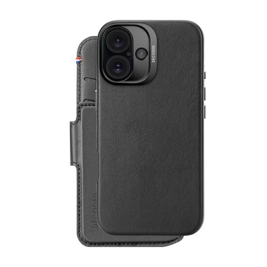Decoded MagSafe Detachable Folio za iPhone 16 - Crna