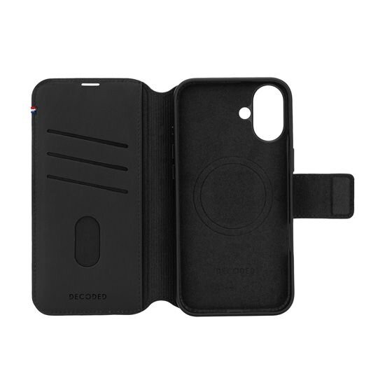 Decoded MagSafe Detachable Folio za iPhone 16 - Crna