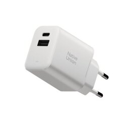 Native Union Fast GaN Charger PD 45W 1C + 1A - Bijela