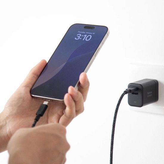 Native Union Fast GaN Charger PD 45W 1C + 1A - Crna