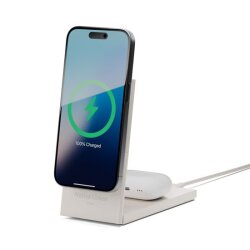 Native Union Rise 2-in-1 Qi2 Magnetic Wireless Charger - Siva
