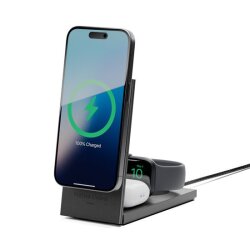 Native Union Rise 3-in-1 Qi2 Magnetic Wireless Charger - Crna