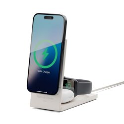 Native Union Rise 3-in-1 Qi2 Magnetic Wireless Charger - Siva