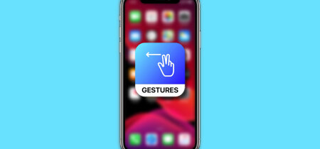 Uporaba gesti s dva prsta u iOS-u